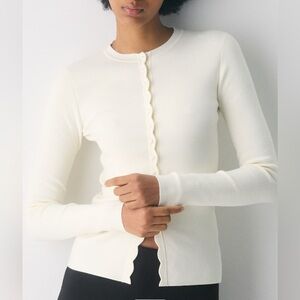 WILFRED Shelly Cardigan in Light Birch